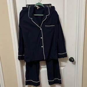 J Crew Navy long sleeve pajamas. Med